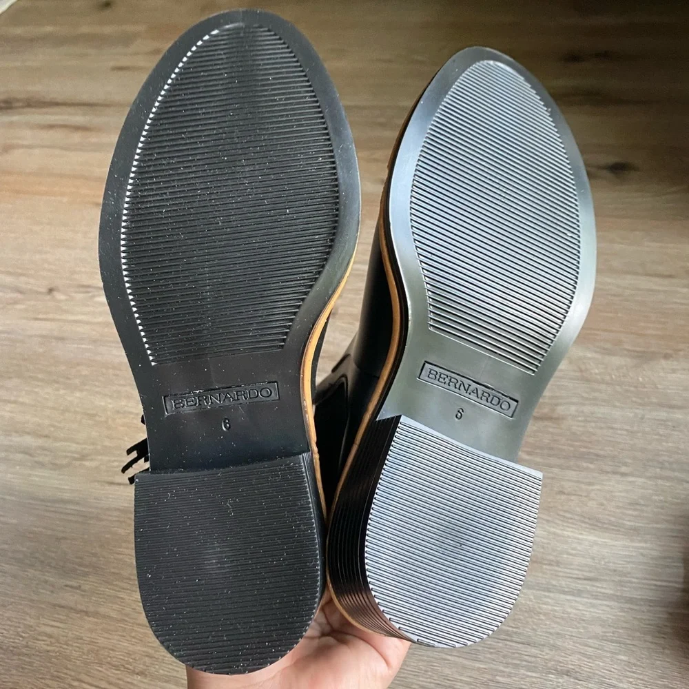 Bernardo Penney Rain Boot With Fringe In Black Size 6 - Picture 8 of 14